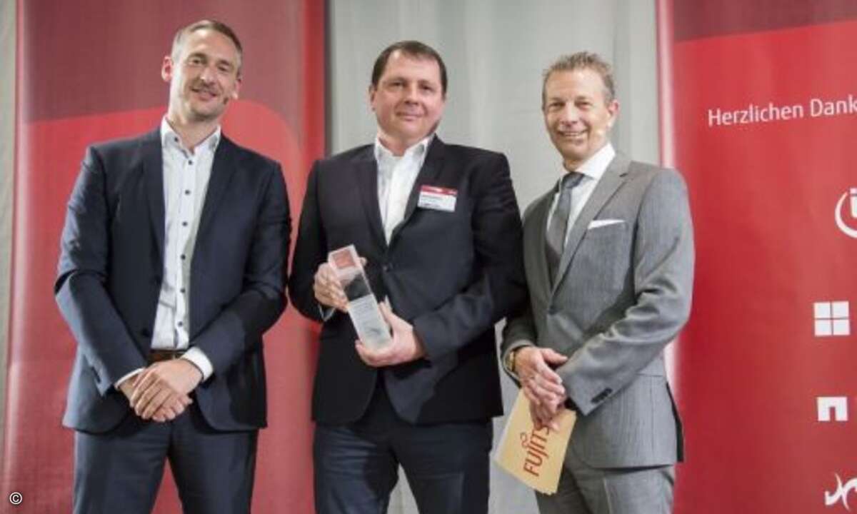 Die Ahrens erhielt einen Partner-Award im Bereich Client Computing Devices (Foto: Fujitsu)