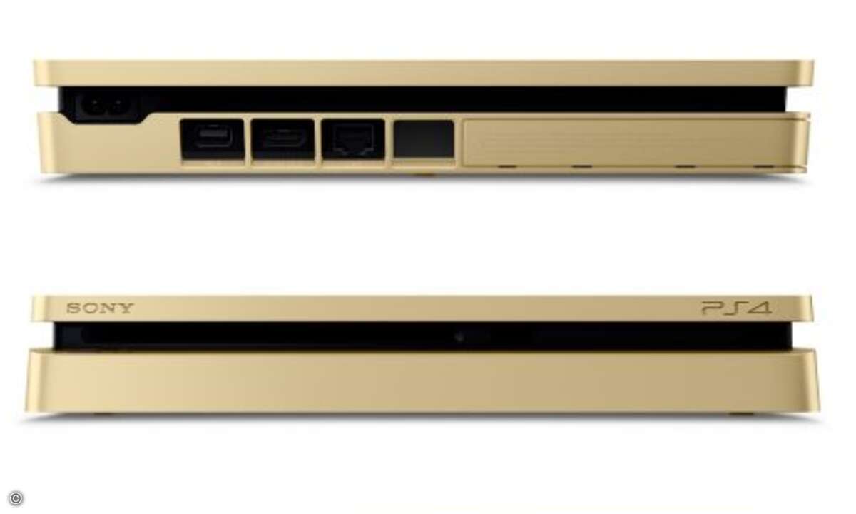 So edel sieht die goldene PS4 aus (Foto: Sony)