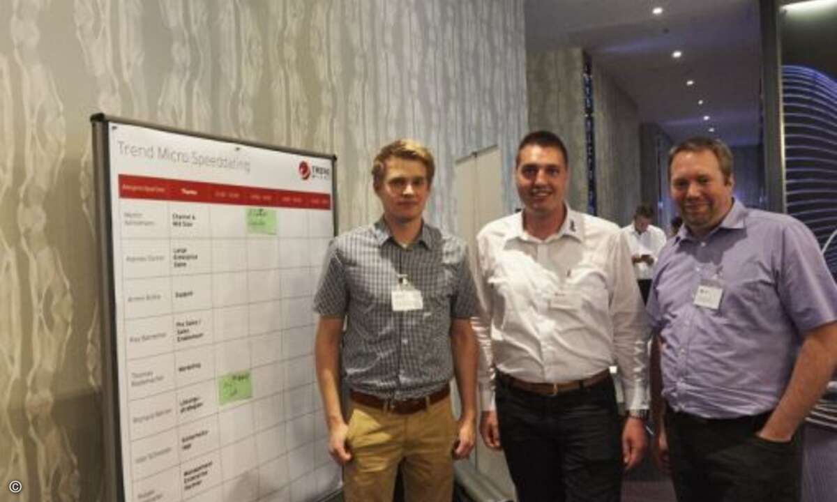Jonas Parlmeyer, Tobias Hölzen und Dennis Grüschow von pco (Foto: Trend Micro)