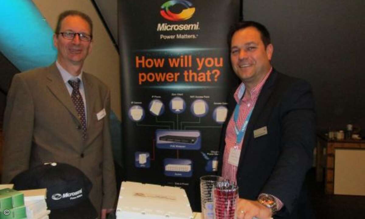 Michael Bock (Nuvias) und Michael Schwanke-Seer (Microsemi) (Bild: CRN)