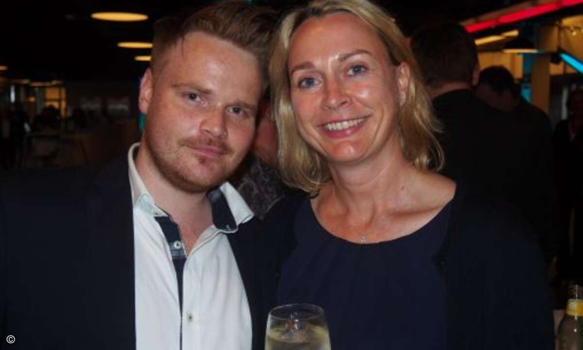 Dennis Gerlach (Nuvias) und Maria Schunk (Nuvias) (Bild: CRN)