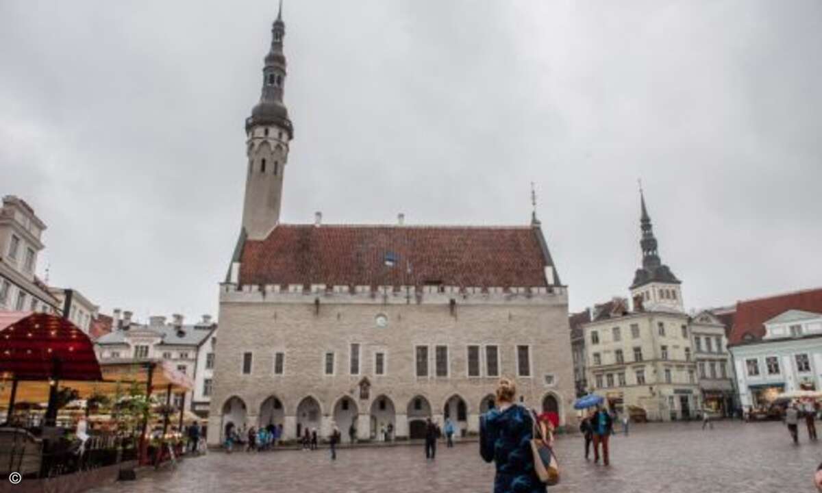 Rathaus und Rathausplatz (Foto: NetApp)