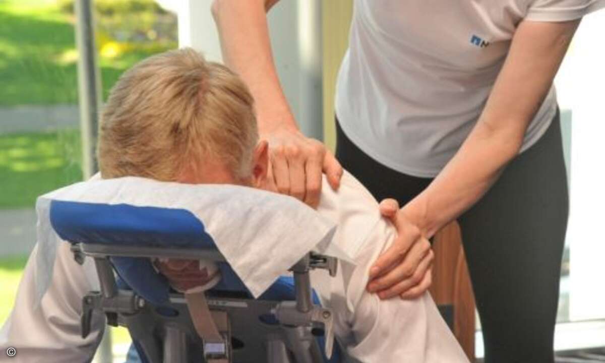 Kleine Massage nach einer anstrengenden Breakout Session (Foto: NetApp)