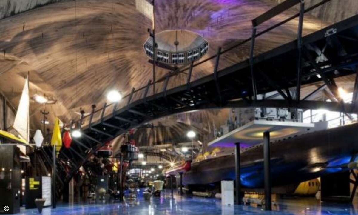 Für die Abendveranstaltung ging es in den Hangar des Tallinner Wasserflugzeughafens, der Teil des Estnischen Meeresmuseums ist und … (Foto: Eesti Meremuuseum)