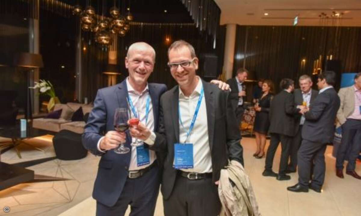 Peter Lehmann und Antonio Lupo von NetApp (Foto: NetApp)
