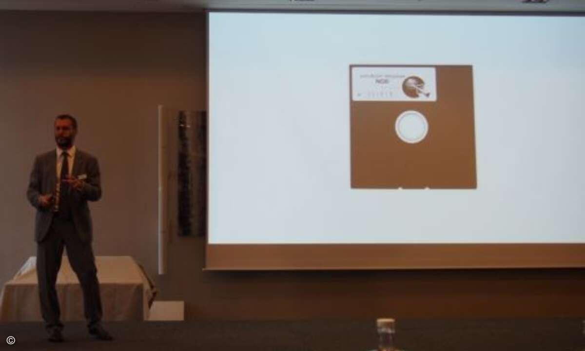 Kleine Zeitreise: Die ersten Versionen des Antivirenprogramms »NOD« wurden noch auf Diskette vertrieben (Foto: CRN)