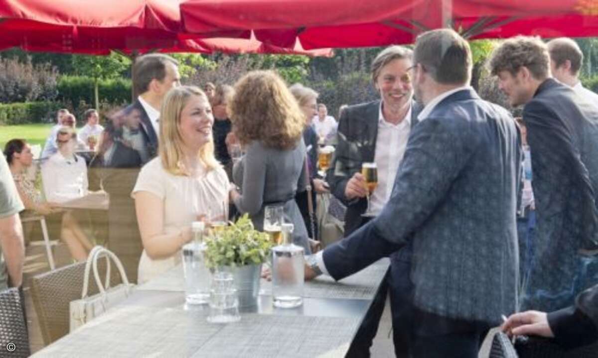Das Wetter war bestens, die Stimmung auch (Foto: Eset)