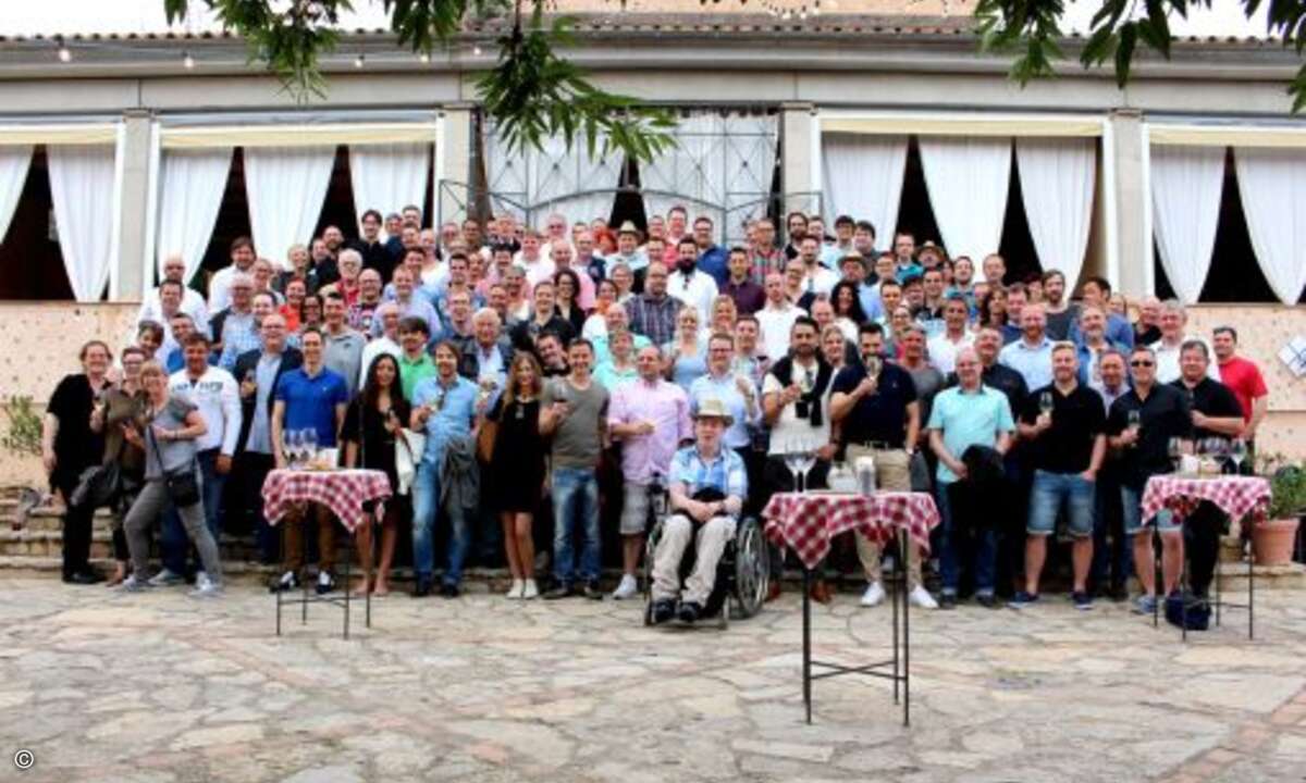 150 PC-Spezialisten und 33 Sponsoren-Vertreter waren auf der Geschäftsführertagung in Mallorca mit dabei (Bild: Synaxon)