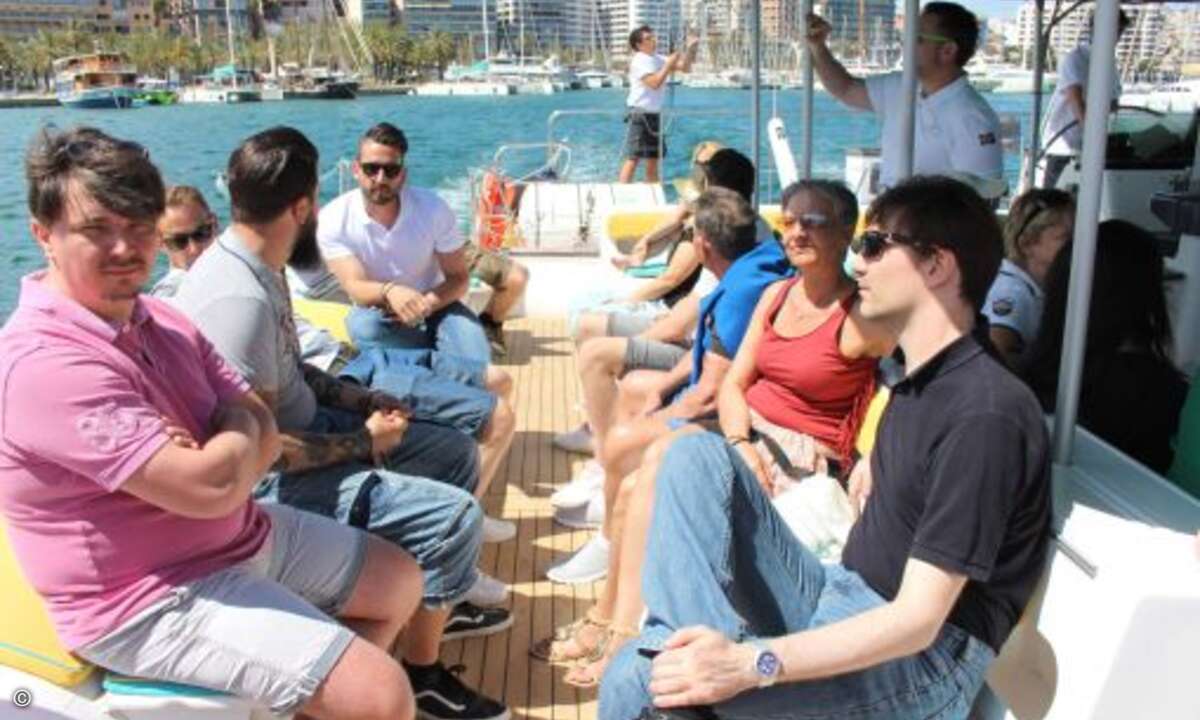 Ein umfangreiches Rahmenprogramm mit Bootsfahrt rundete das Event ab (Bild: Synaxon)