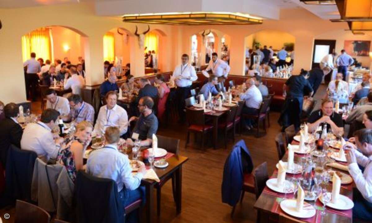 ...kann drinnen in nicht minder romantischem Ambiente... (Foto: Compass Gruppe)