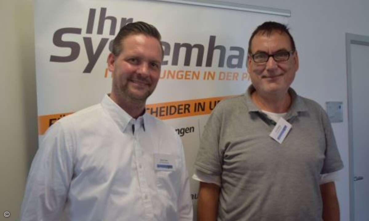 René Claus (Eset) und Uwe Mönig (SecCloud IT) (Foto: CRN)