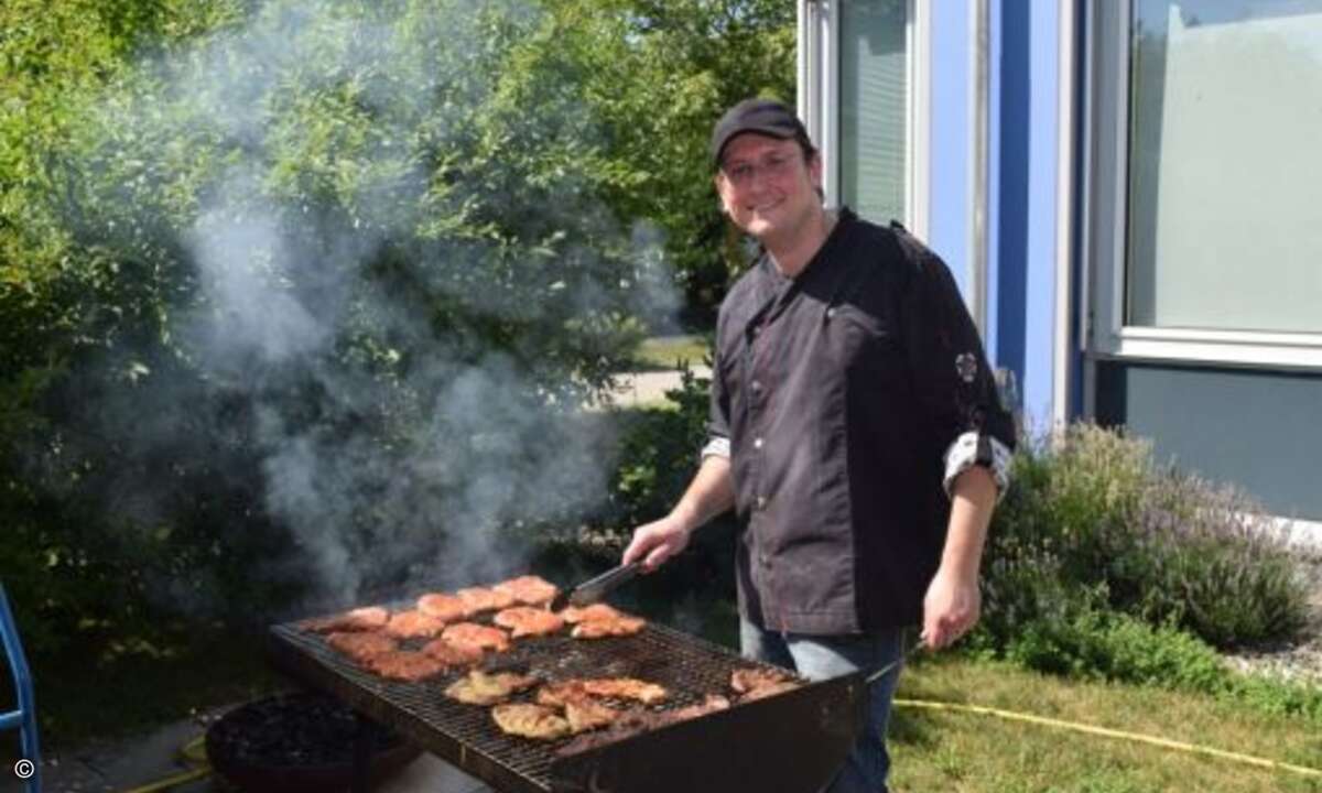 Das WEKAntinchen sorgte wieder für vorzügliches Fleisch...(Foto: CRN)