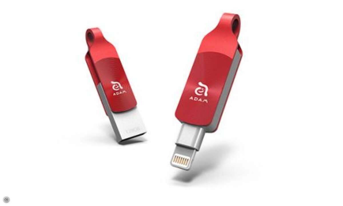 Adam Elemnts iKlips Duo+:
Als das neueste Mitglied der Lightning Flash Drive Kollektion von Adam Elements ist iKlips DUO + das ultimative Tool für die Datenspeicherung, Transfer und Backup, um alle Apple-Geräte zu ergänzen. Zusammen mit der iKlips