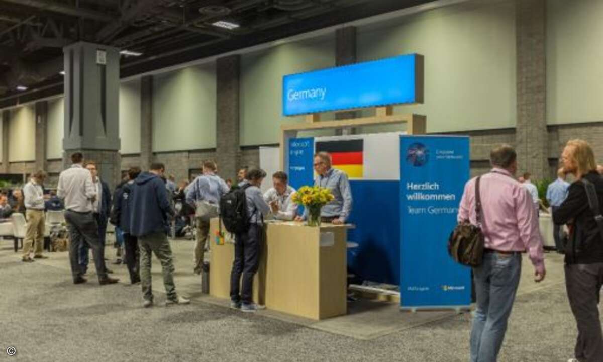 Die deutsche Microsoft-Lounge (Foto: CRN)