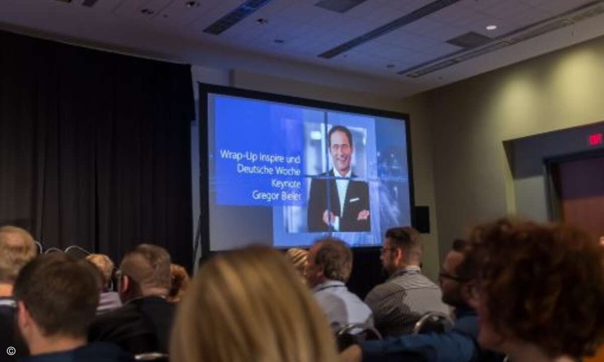 Die deutsche Keynote hielt Gregor Bieler (Foto: CRN)