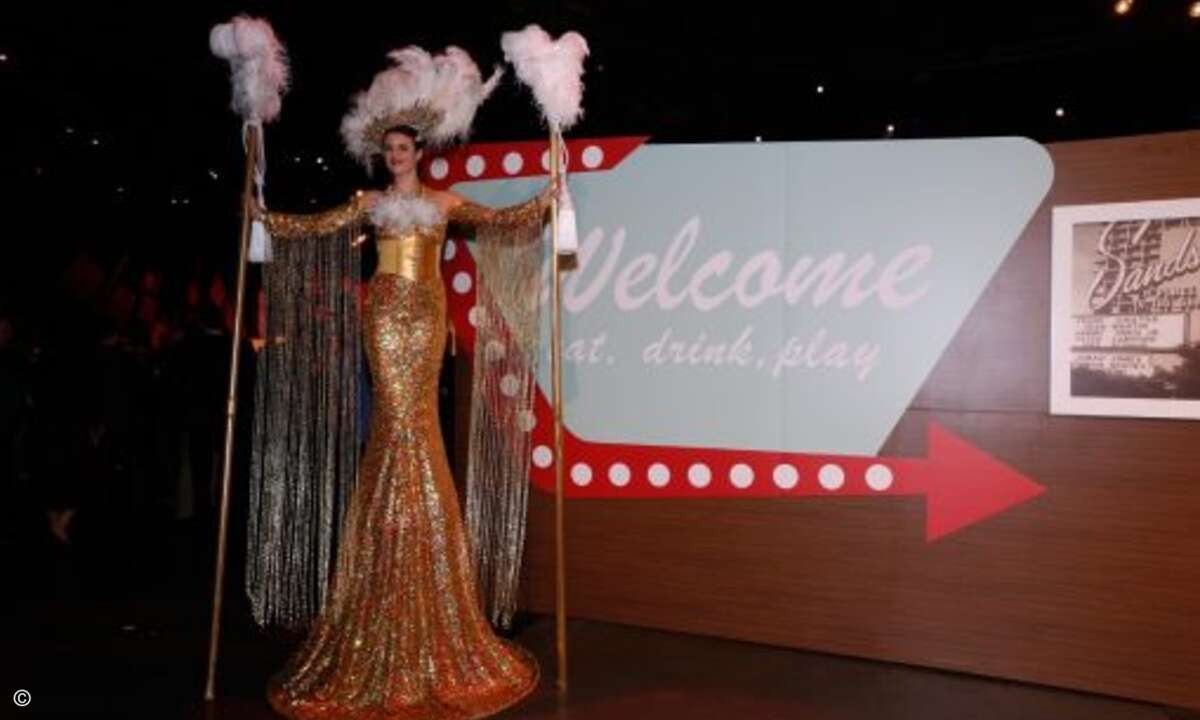 Nach den Awards hieß es dann Welcome to Las Vegas (Bild: HPE)