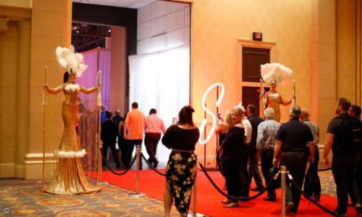 Glitter und Glamour als Höhepunkt des Global Partner Summit (Bild: HPE)