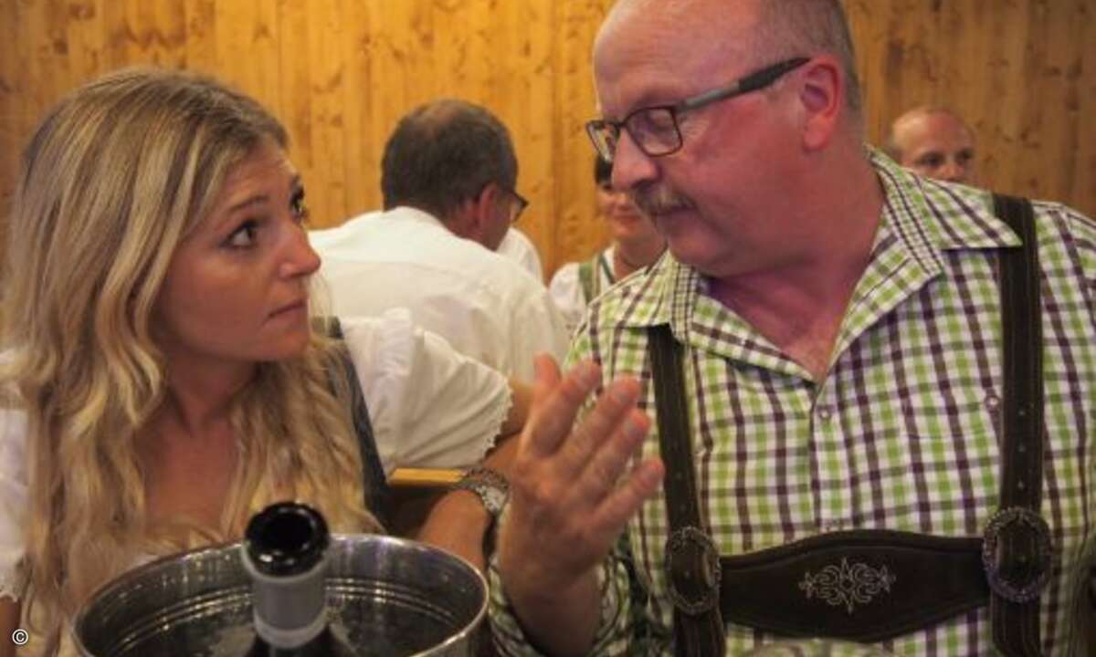 Gina Gießmann im Gespräch mit Frank Risken (Also) (Bild: CRN)