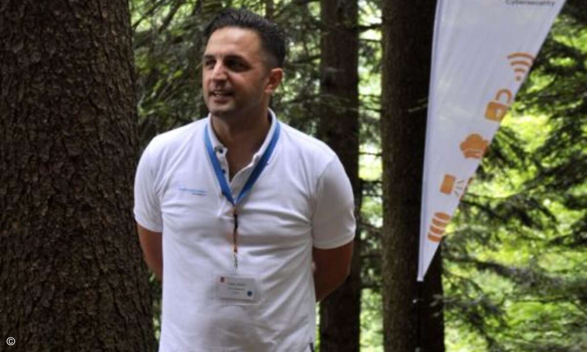 Kleine Verschnaufpause für Özkan Topal von Rohde & Schwarz Cybersecurity (Bild: Sysob)