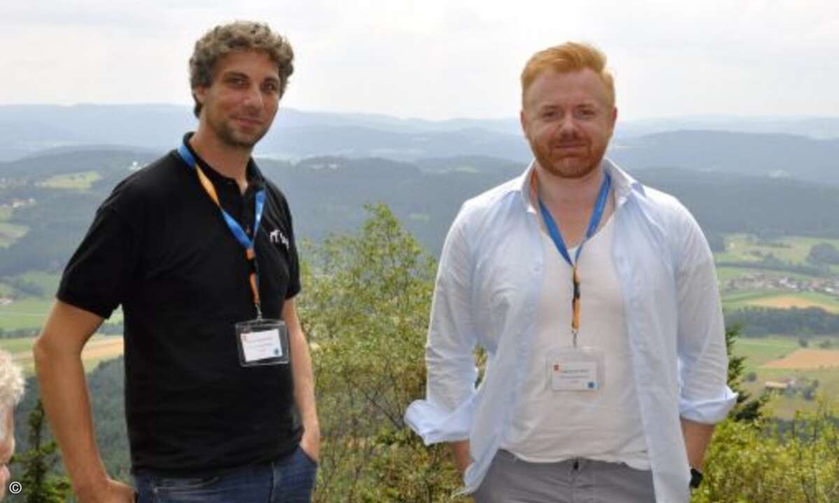 Sebastian Biehr (li.) und René Coburger (beide Ruckus Brocade) (Bild: Sysob)