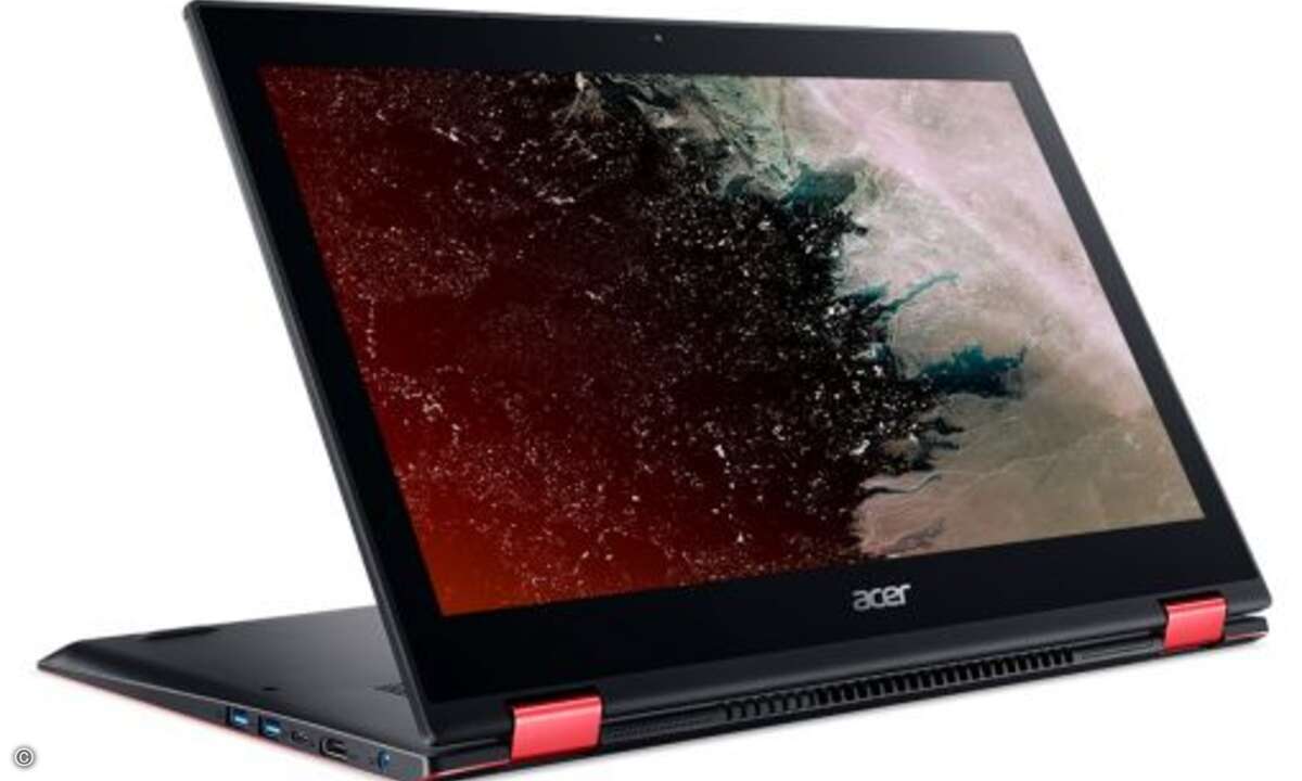 Mit dem neuen »Acer Nitro 5 Spin« stellt Acer ein Convertible-Notebook vor, dessen flexibles Design Casual Gamern zahlreiche Spieloptionen ermöglichen soll. (Bild: Acer)