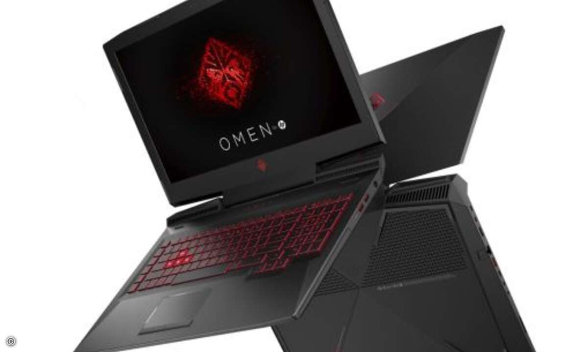 Die neuen »Omen by HP 15« und »Omen by HP 17«-Laptops wurden 2017 vollständig überarbeitet und in ihrem Design exakt auf Gaming ausgerichtet. (Bild: HP)