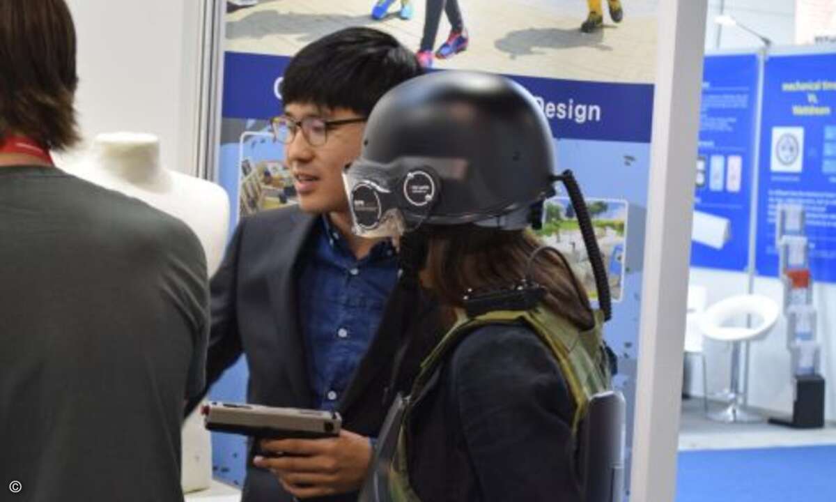 Wer sich allerdings für vernetzte Military interessierte, war am Stand von Gunpower richtig. (Foto: CRN)