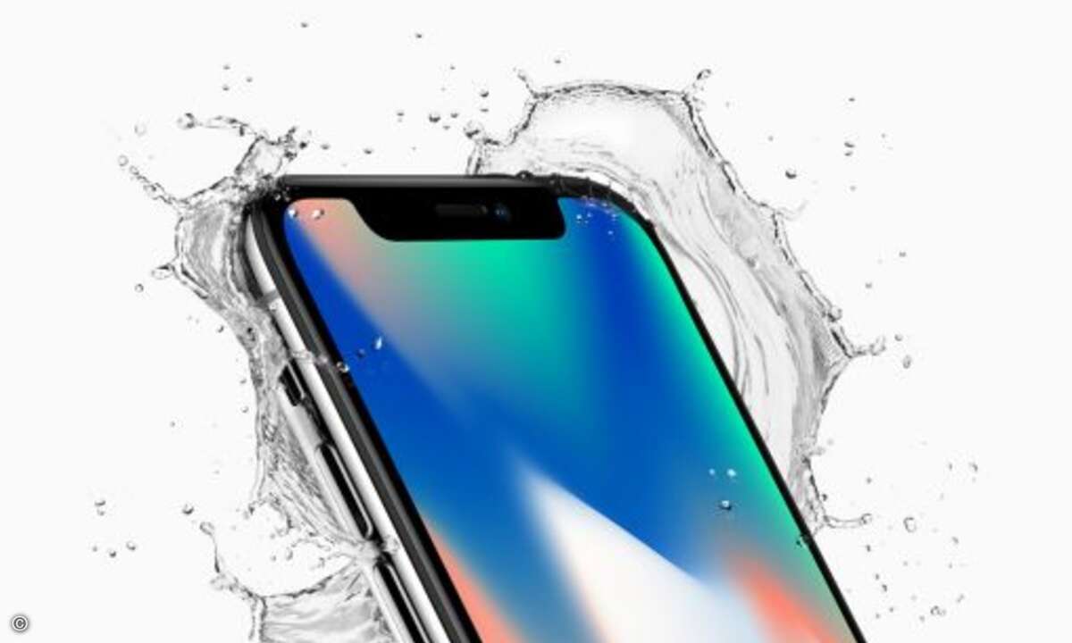 Natürlich ist auch dasd neue iPhone gegen Staub und Wasser geschützt (Foto: Apple)