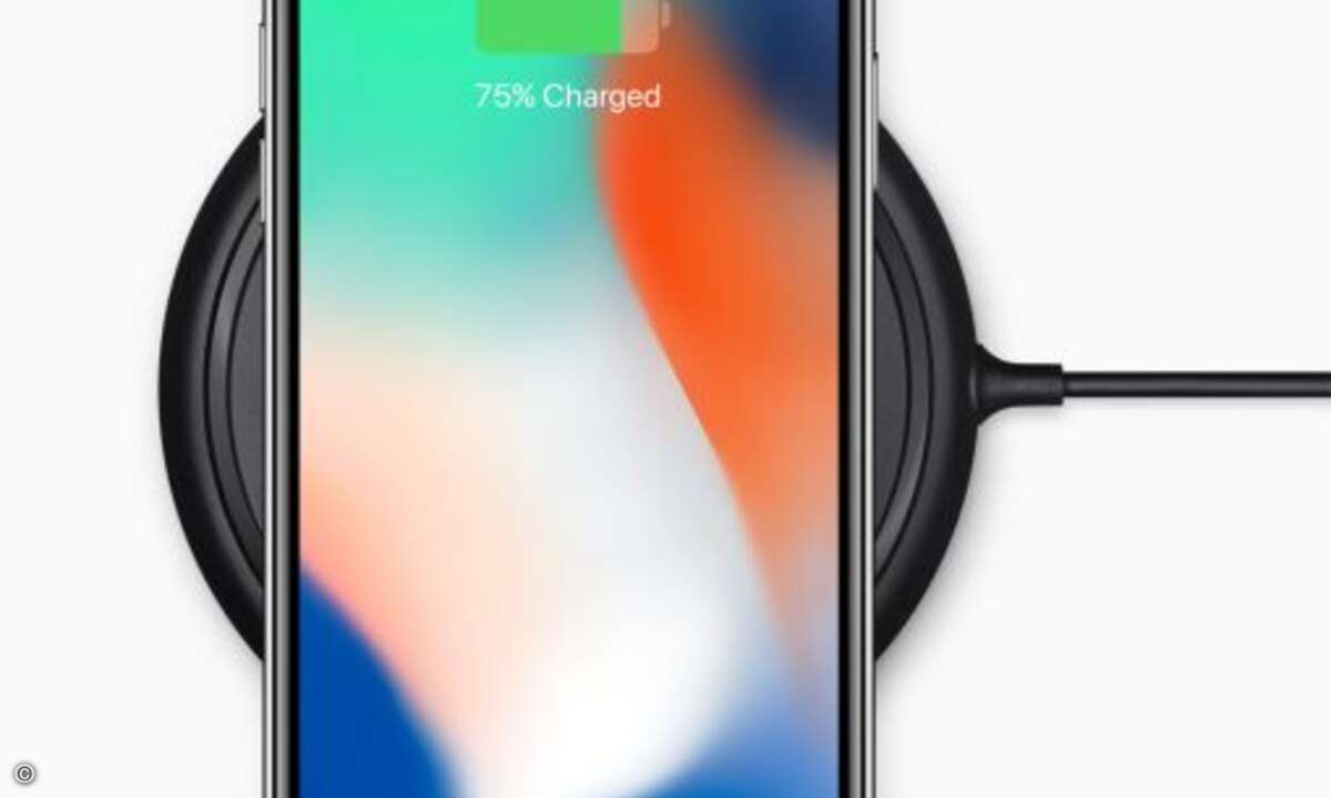 Kabelloses Aufladen wird ebenfalls unterstützt (Foto: Apple)