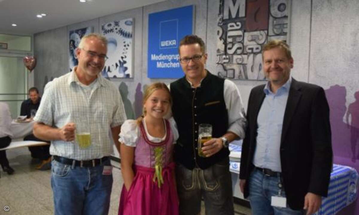 Stefan Schwarzenberger (Schwarzenberger), Lilly Schlüter, Marc Adelberg und Thomas Ebert (CRN) (Bild: CRN)