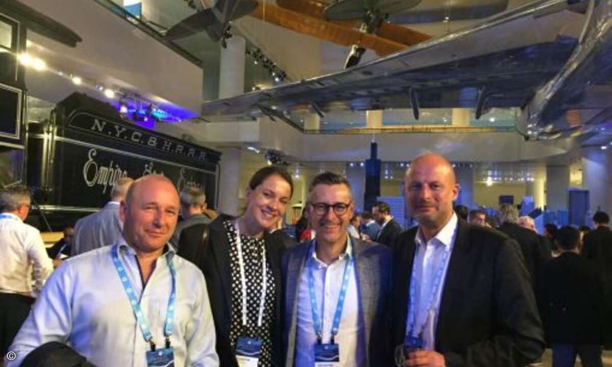 Rudolf Mihatsch, Cancom, HP-Channelchefin Susanne Kummetz, Alexander Maier, Ingram Micro und Jochen Erlach, HP (von links, Bild: CRN)