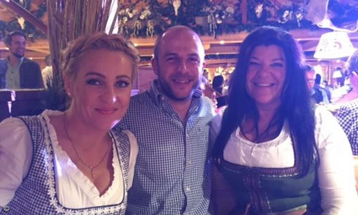 Beste Stimmung bei Katharina Trautmann und Christoph Reisinger von Bechtle sowie Katja Schraml von Buffalo (Foto: CRN)