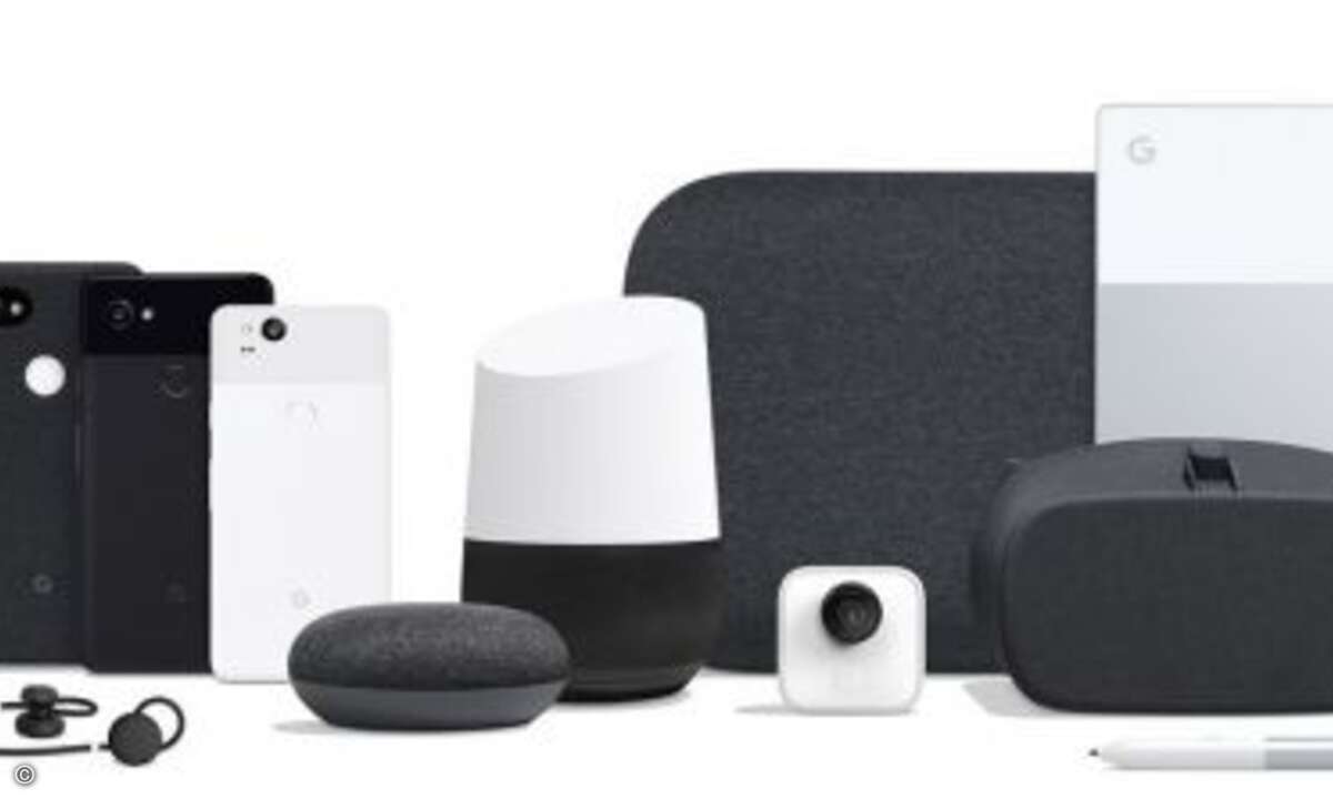 Neben den neuen Pixel-Phones stellte Google auch neue smarte Lautsprecher und einen Hybriden vor (Foto: Google)