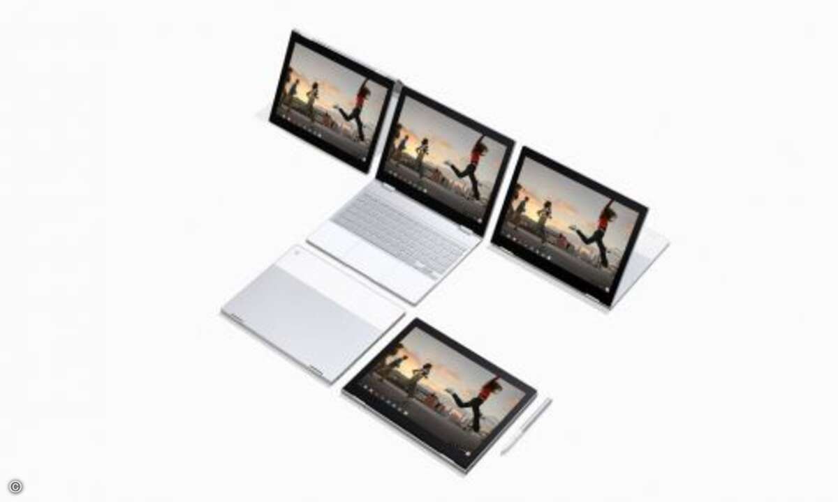 Mit dem Pixelbook präsentiert Google zudem einen neuen Hybriden... (Foto: Google)