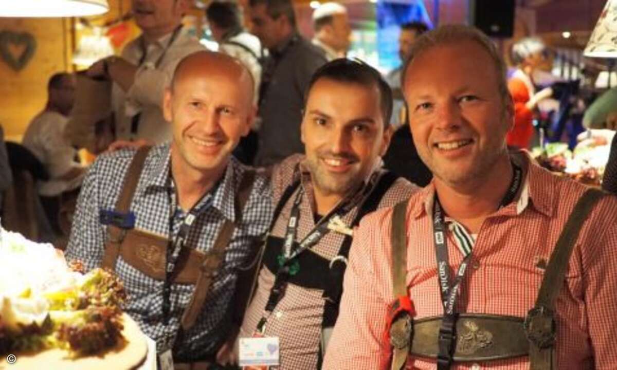 Roland Neuber (Duttenhofer), Zisis Lianas (WD) und Markus Endejan (Memoryworld) (Foto: CRN)
