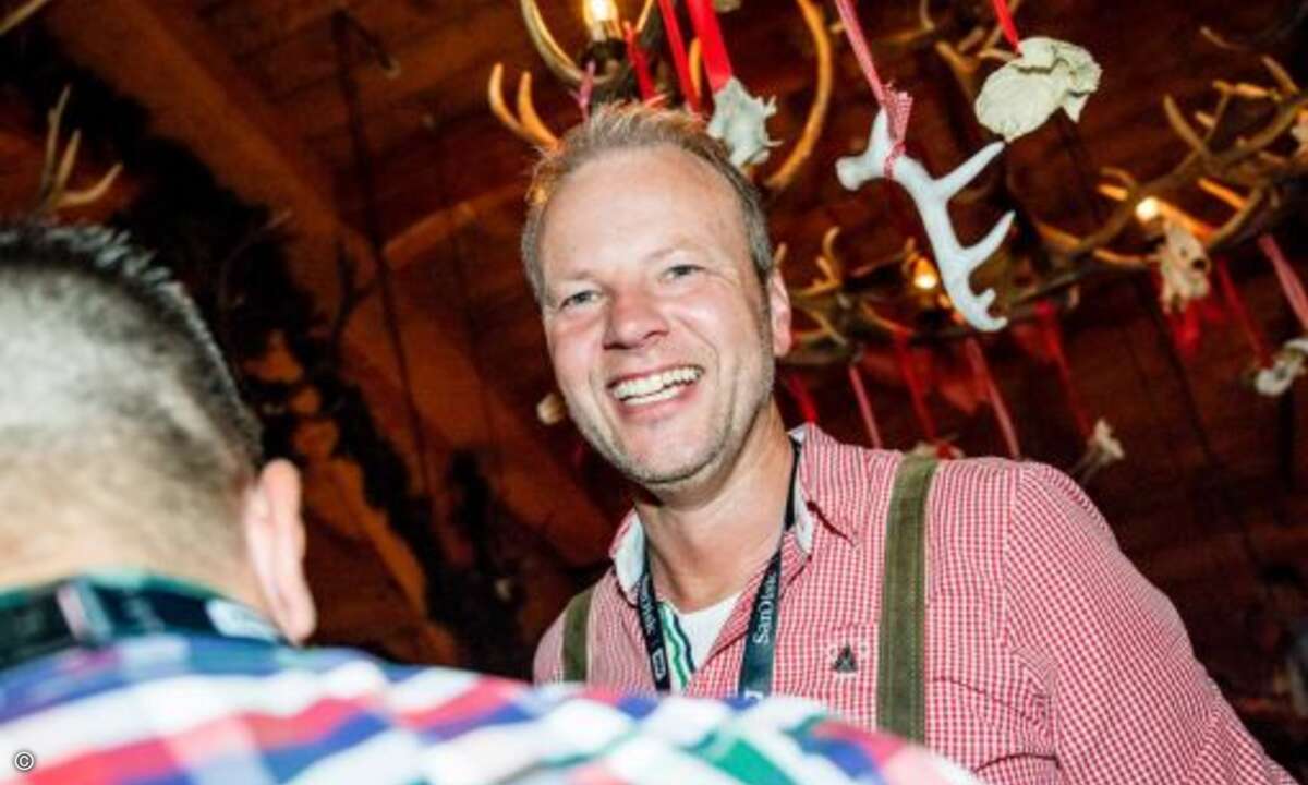 Freut sich über die gelungene Feier: Markus Endejan von Memoryworld (Foto: SanDisk / WD)