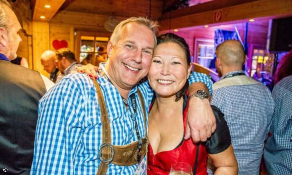 Ein Herz und eine Seele: Jörg Reimann (UFP) und Miriam Franke (SanDisk) (Foto: SanDisk / WD)