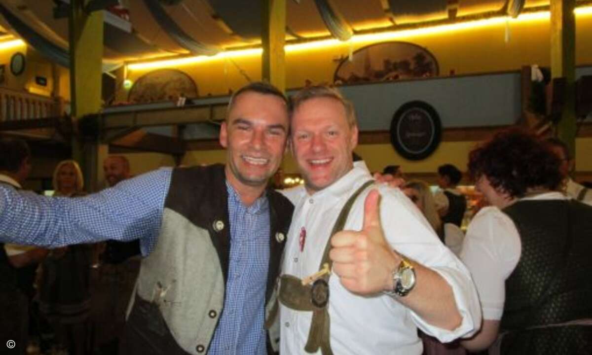 Mark Dorn (Ingram Micro, li.) und Thomas Durst (Cyclotron) (Bild: CRN)
