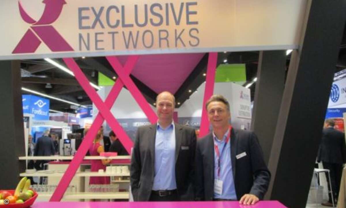Jörk Gödde und Michael Thederan von Exclusive Networks (Foto: CRN)