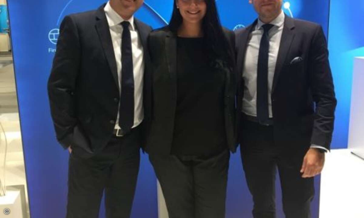 Helmut Nohr, Daniela Stolz und Denis Brendelberger von Sophos (Foto: CRN)