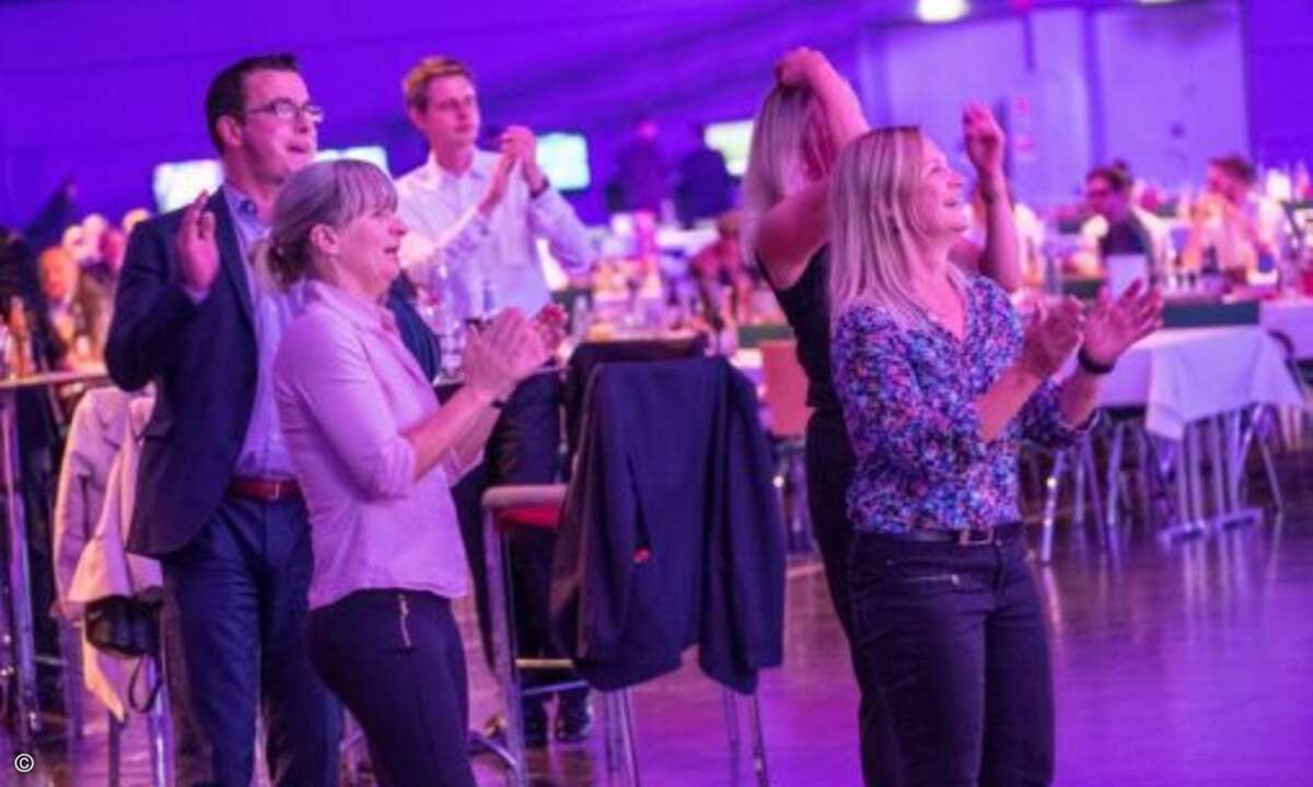… das Tanzbein geschwungen werden konnte (Foto: NürnbergMesse / Thomas Geiger)