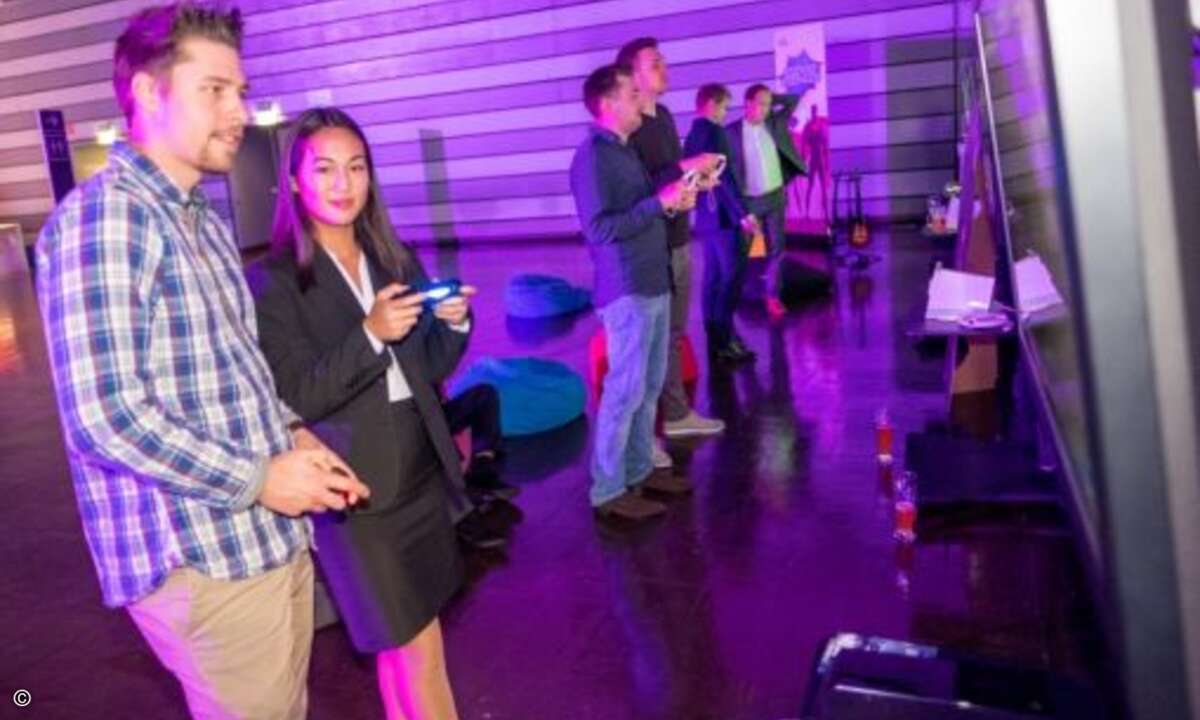 … oder eine Runde zocken (Foto: NürnbergMesse / Thomas Geiger)