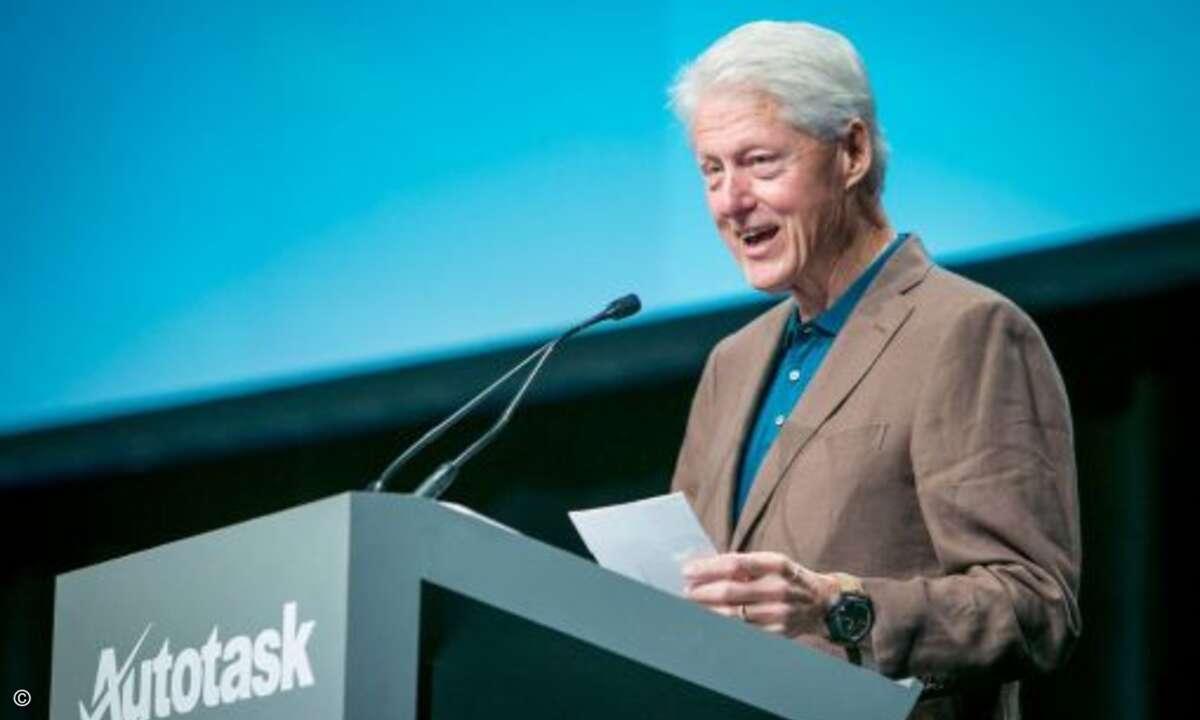 Keynote von Bill Clinton (Foto: Autotask)