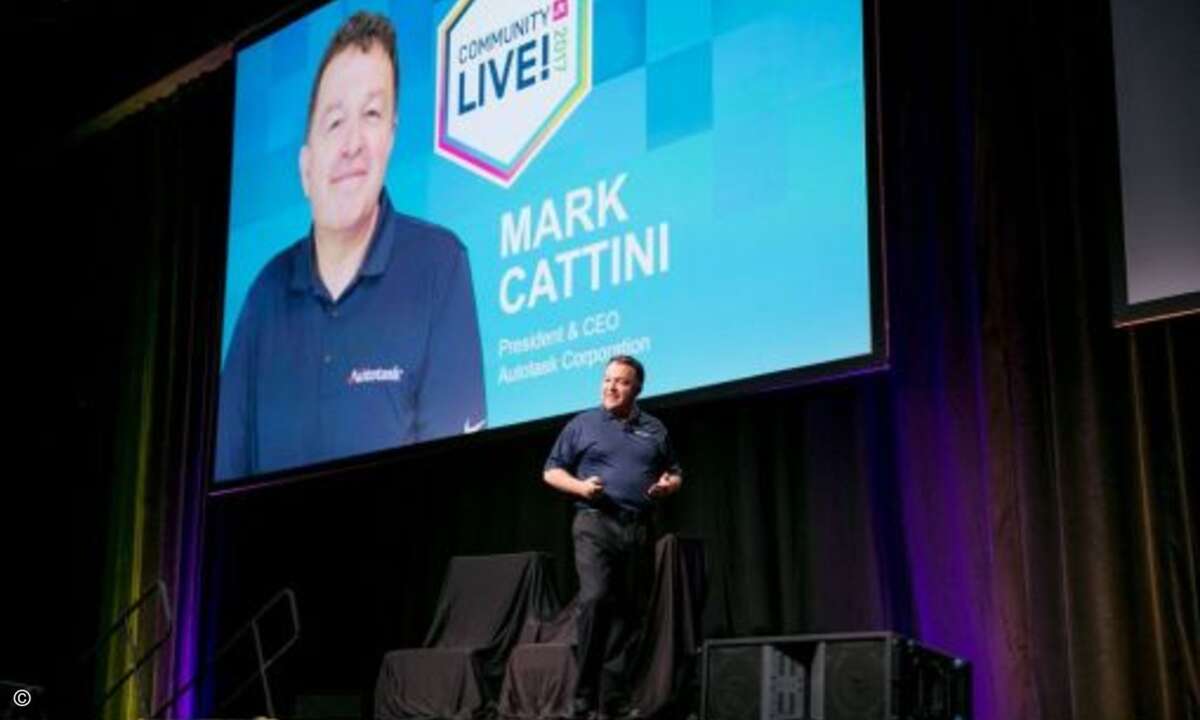 Mark Cattini, CEO von Autotask, in zweifacher Ausfertigung (Foto: Autotask)