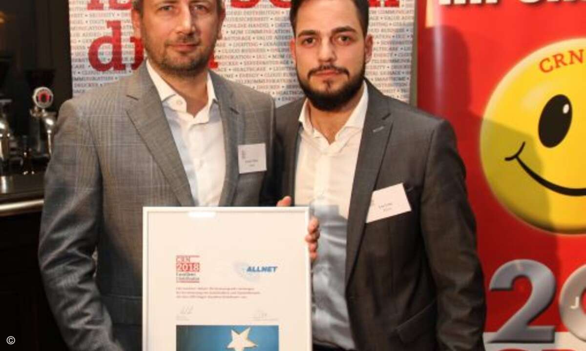 Allnet GmbH
Netzwerke-Spezialist Allnet aus Germering qualifiziert sich auch in diesem Jahr mühelos für den durch die CRN-Leser gewählten Prämiertenkreis. Dabei erreicht der Distributor nicht ganz sein Vorjahresergebnis (2016: Note 2,23) und muss si