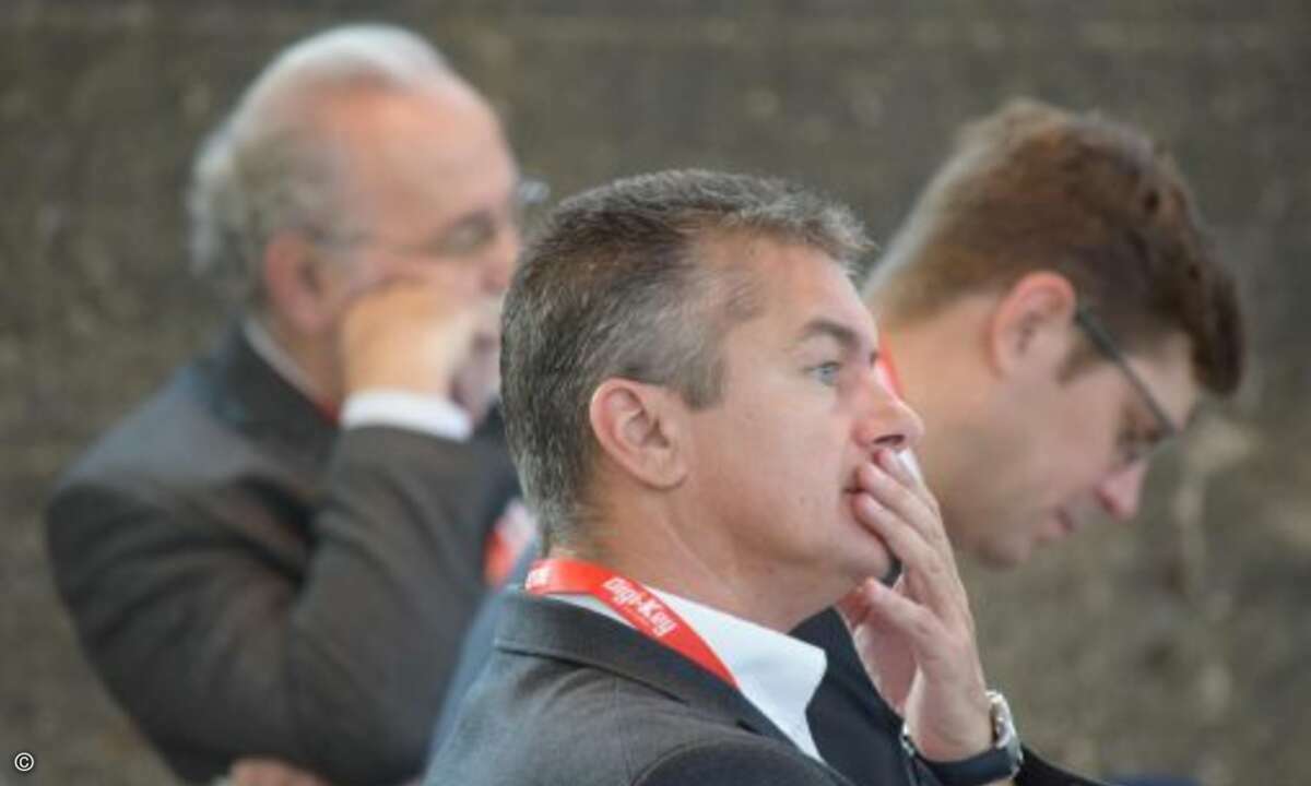 Auch Martin Peball von NET-Solutions & EDV-Service hörte interessiert zu (Foto: CRN)