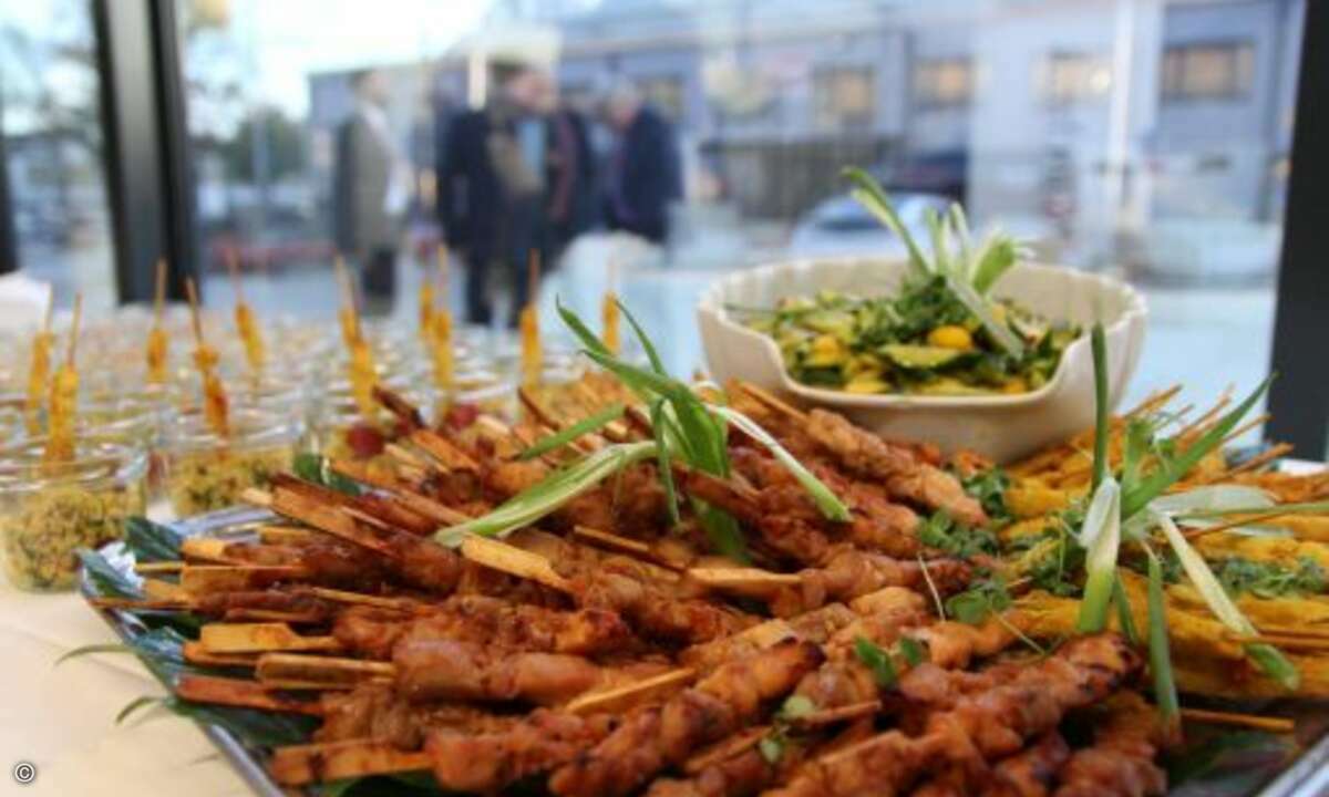 Natürlich gab es auch reichlich und gut zu essen! (Foto: CRN)