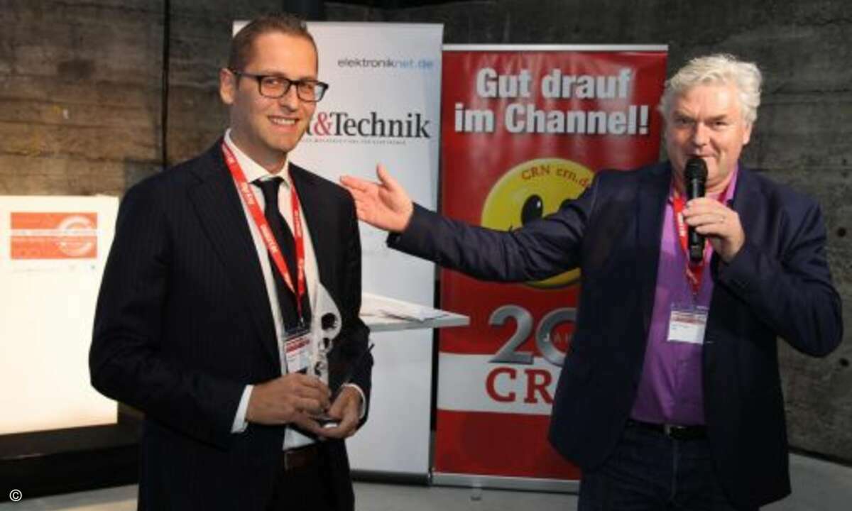 Auch Raphael Vallazza freut sich über einen Digital Transformation Award der CRN (Foto: CRN)