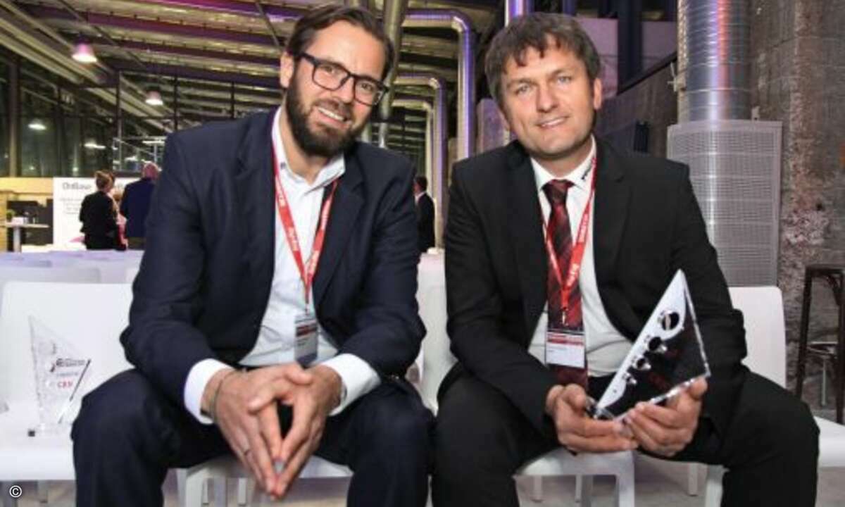 Zwei Preisträger unter sich: Ralph Friederichs und Thomas Ströbele (Foto: CRN)