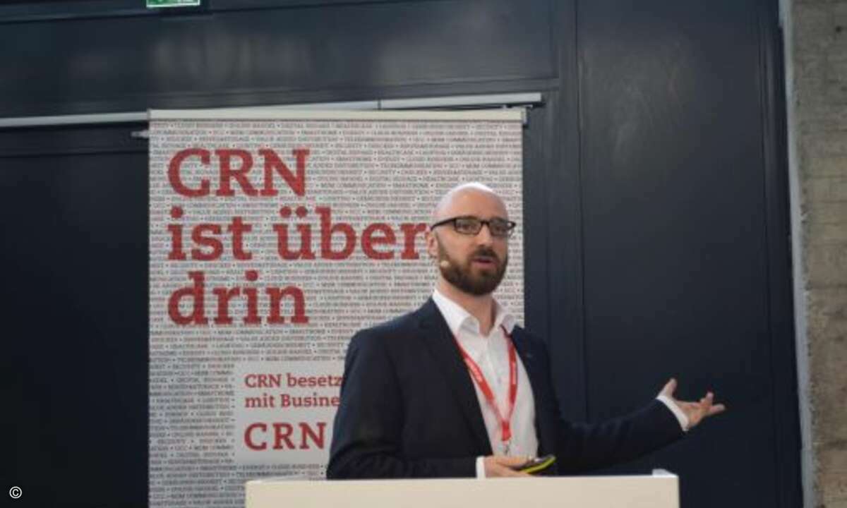 Thomas Uhlemann von Eset klärt über aktuelle Bedrohungen auf (Foto: CRN)